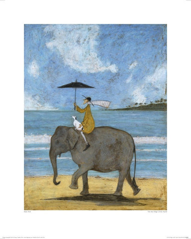 Sam Toft (On The Edge Of The Sand) 40cm x 50cm